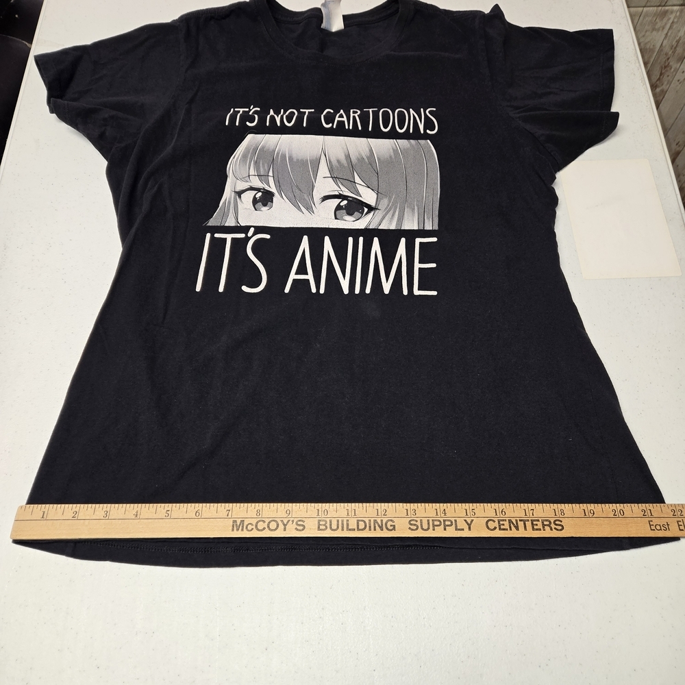 Black Anime Graphic T-Shirt - Picture 4 of 8